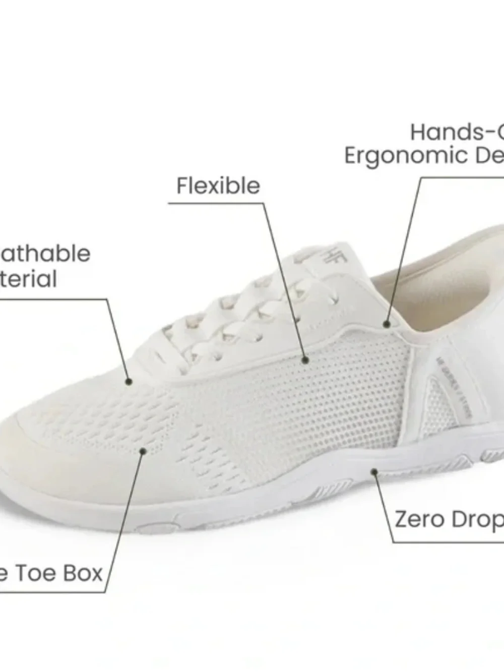 Hike Footwear HF Stride – Hands-Off & Ergonomic Barefoot Shoes EU 39 W 8.5